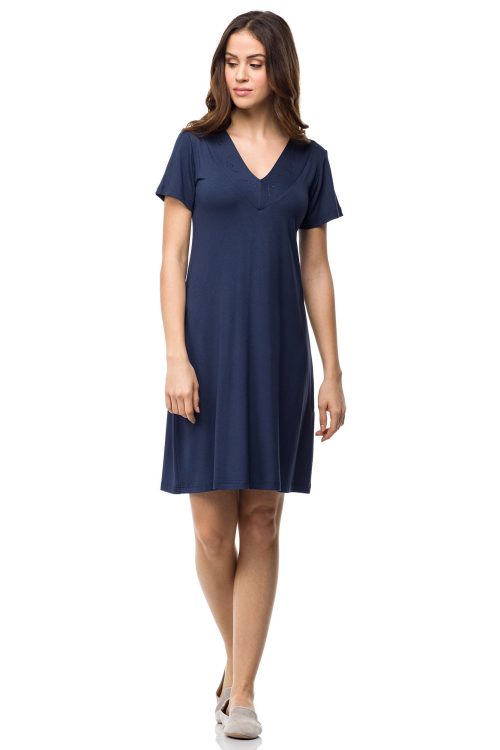 Short Sleeved Beach Dress - Image 1