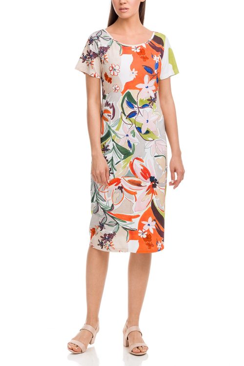 Printed Dress Plus Size - Image 1