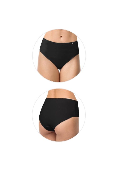 Women’s 2 Pack Cotton High Waist Brief Slips - Image 3