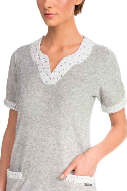 Frottee Dress with Pockets - Image 3