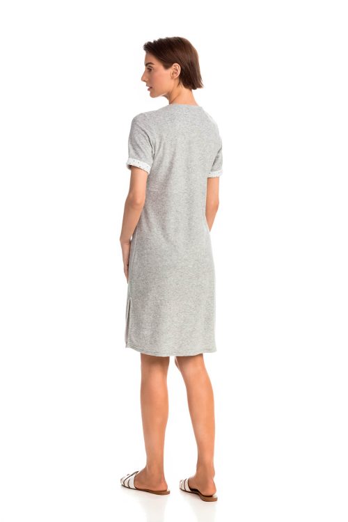 Frottee Dress with Pockets - Image 4