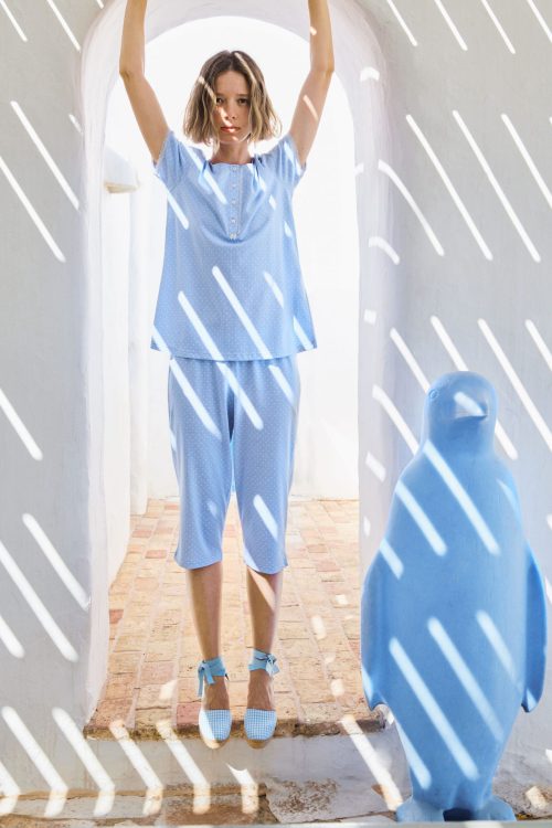 Women’s Pyjamas with Button Placket - Image 2