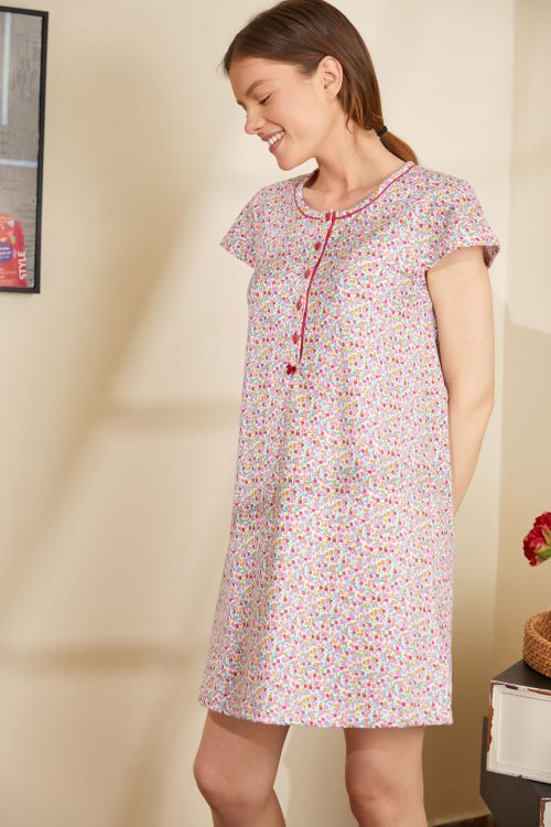 Дамска нощница с копчета - Image 4