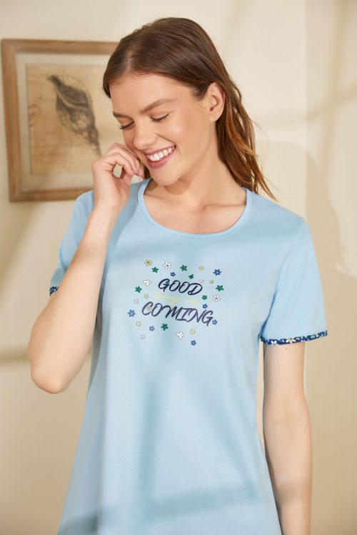 Дамска пижама с къс ръкав - Image 5