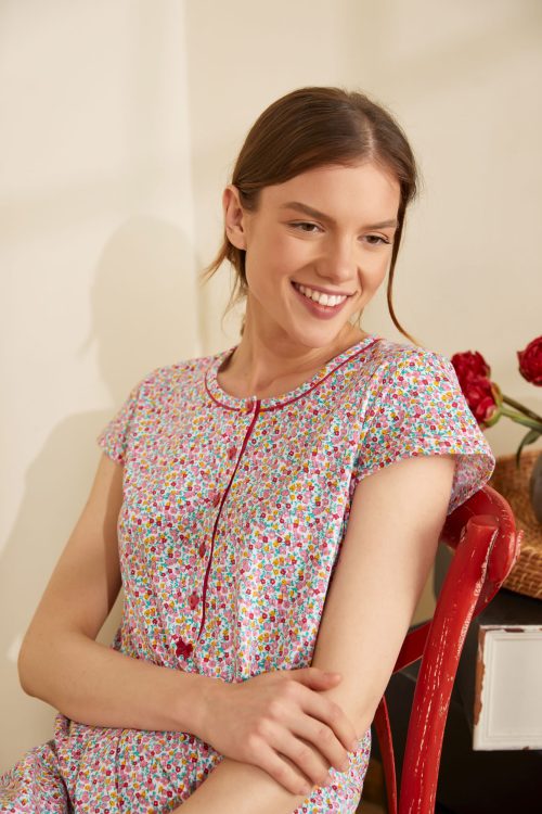 Дамска нощница с копчета - Image 6