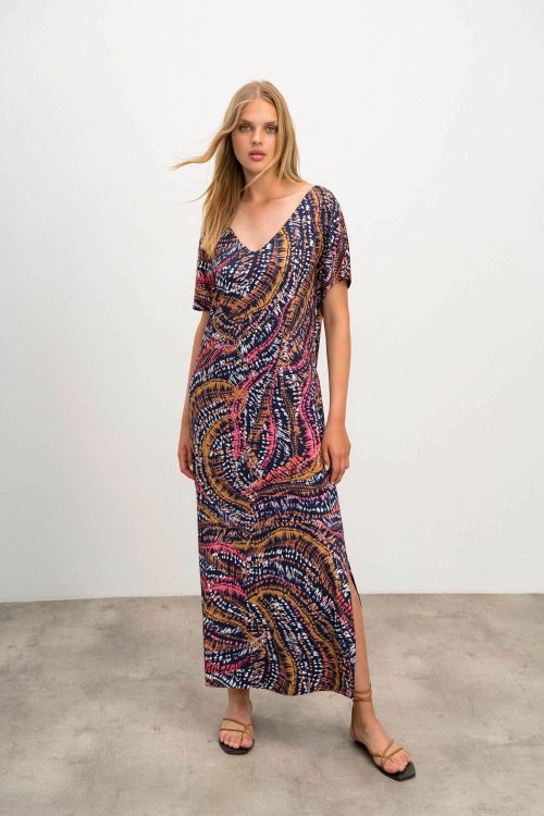 Printed Maxi Dress - Image 1