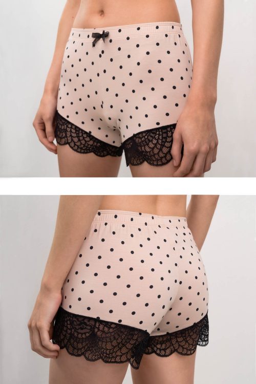 Polka Dot Cheeky Shorts - Image 1
