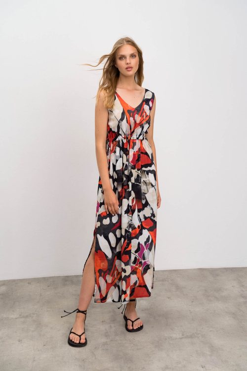 Sleeveless Maxi Dress - Image 1