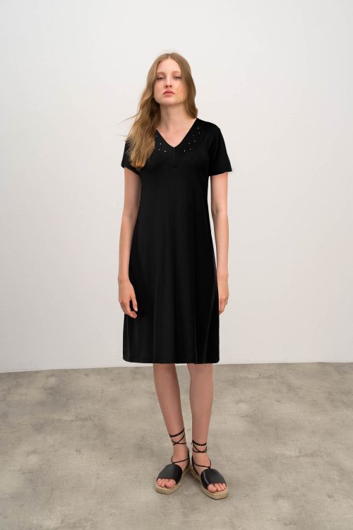 Plain Sleeveless  Dress - Image 1