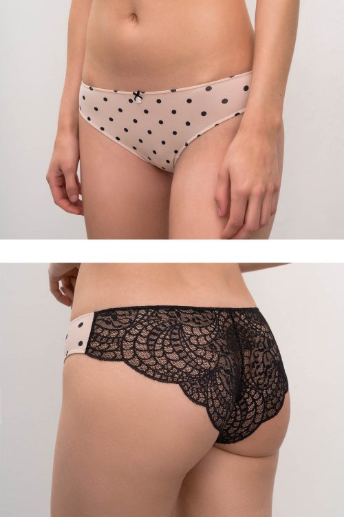 Polka Dot Brazil Slip - Image 1
