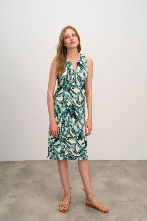 Printed Sleeveles Dress - Image 2