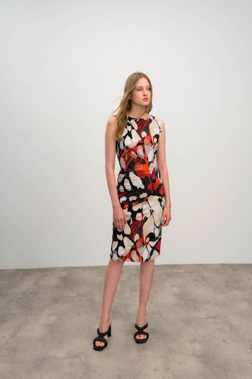 Printed Sleeveless Dress - Image 2