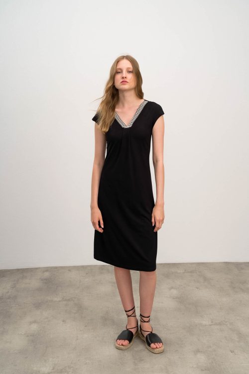 Plain Sleeveless  Dress - Image 2