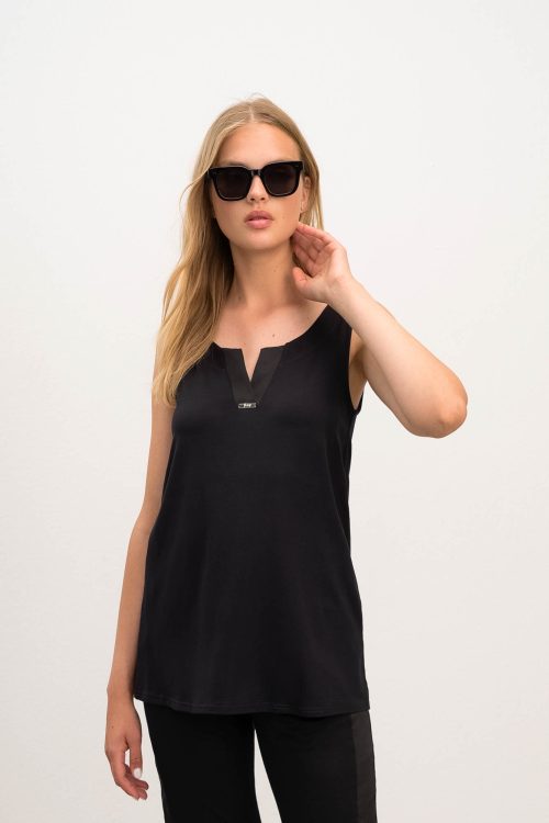 Plain Sleeveless Top - Image 2