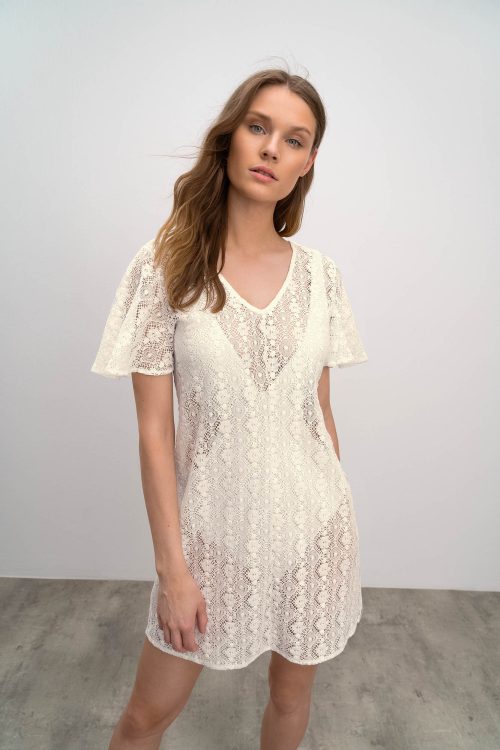 Обикновена рокля с къси ръкави - Image 2