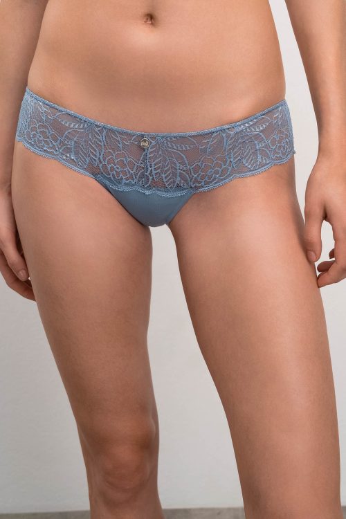 Plain Cheeky Slip with Lace - Image 2