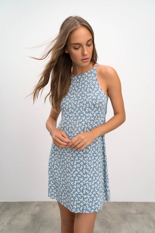 Pinted Nightgown with Lace - Image 3