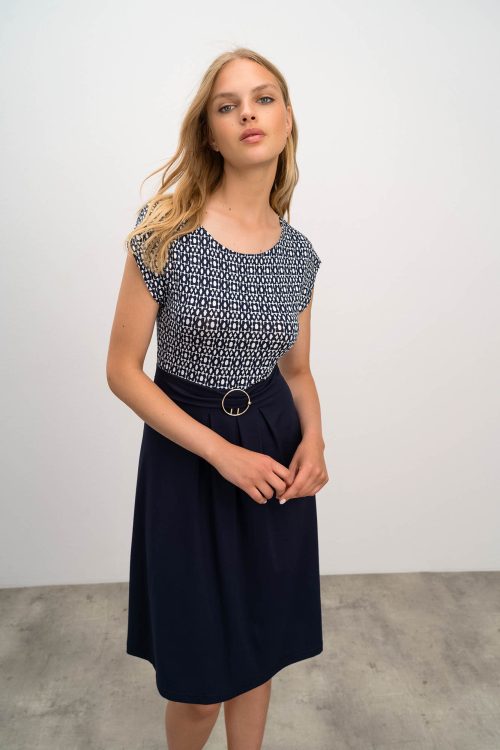 Printed Sleeveless Dress - Image 3