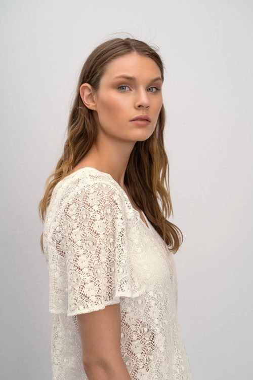 Обикновена рокля с къси ръкави - Image 3