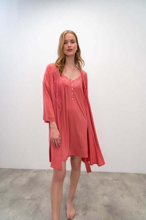 Дамски халат микромодал - Image 3