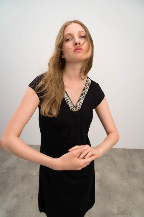 Plain Sleeveless  Dress - Image 3