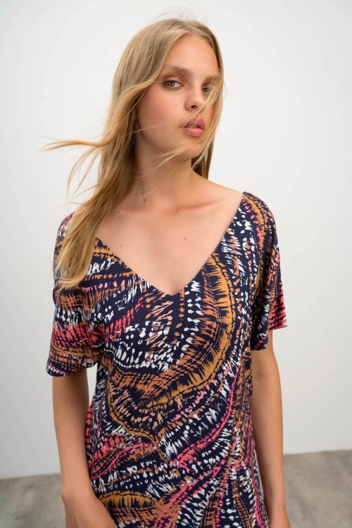 Printed Maxi Dress - Image 4
