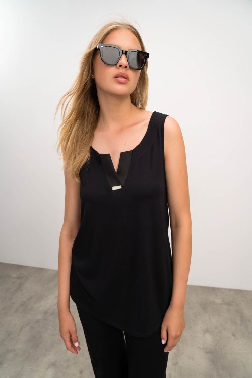 Plain Sleeveless Top - Image 4