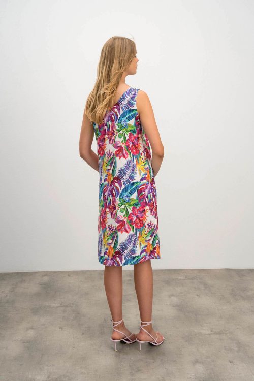 Sleeveless Dress with classic fit - Image 4