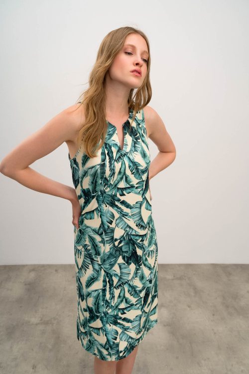 Printed Sleeveles Dress - Image 5