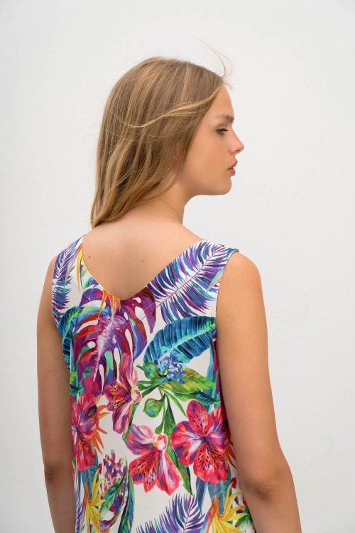 Sleeveless Dress with classic fit - Image 5