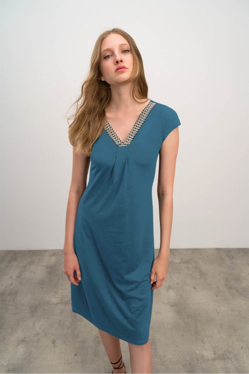 Plain Sleeveless  Dress - Image 6