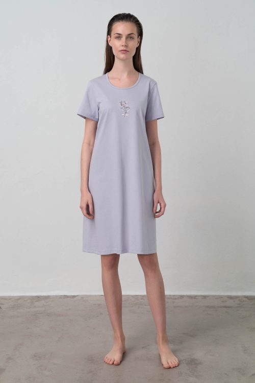 Nightgown with Short Sleeves - Image 4