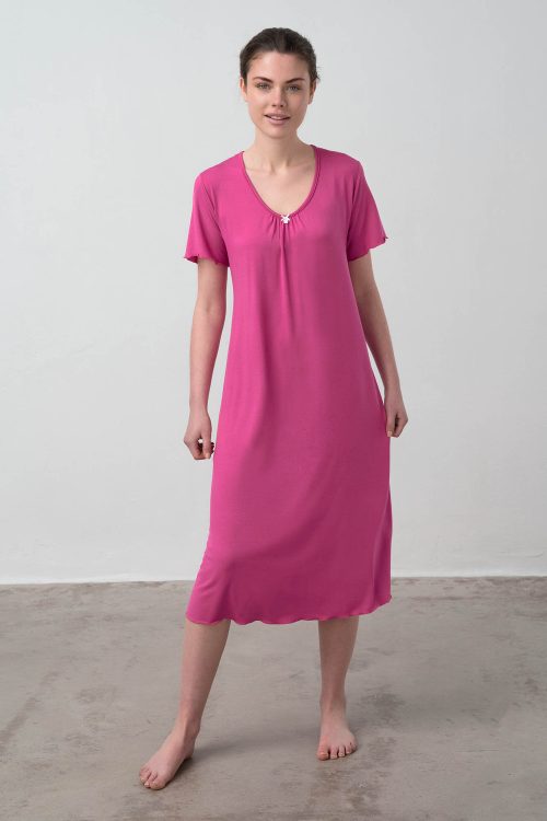 NIGHTGOWN 93% MICROMODAL - 7% ELASTANE - Image 5