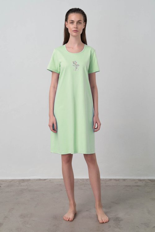 Nightgown with Short Sleeves - Image 8