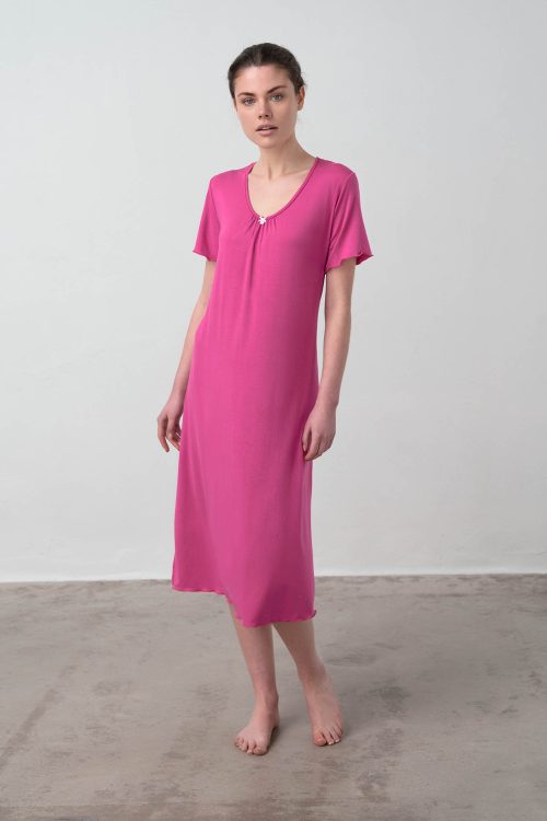 NIGHTGOWN 93% MICROMODAL - 7% ELASTANE - Image 6