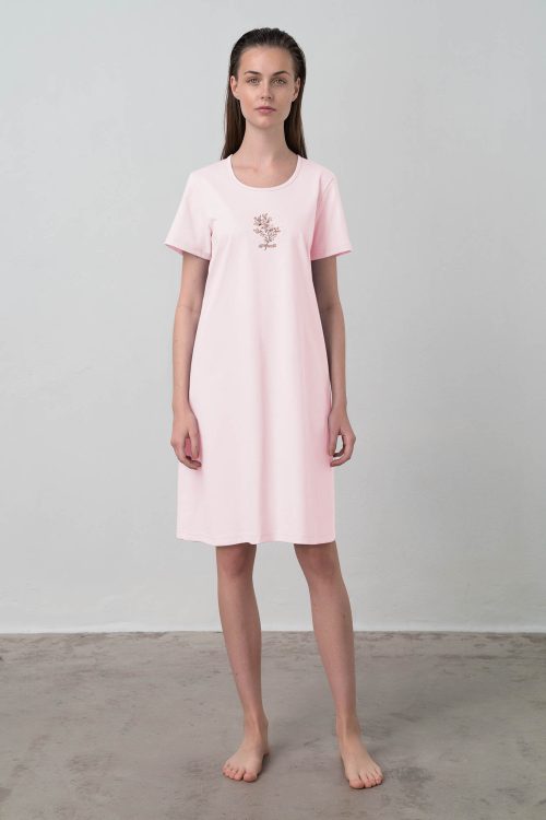 Nightgown with Short Sleeves - Image 2