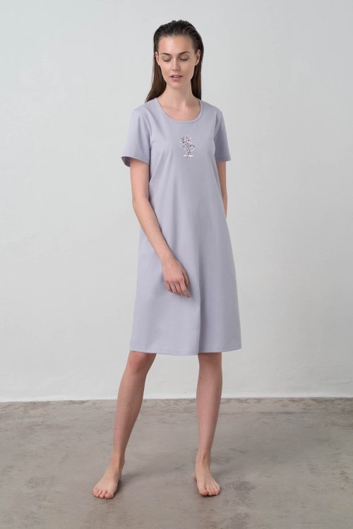 Nightgown with Short Sleeves - Image 6