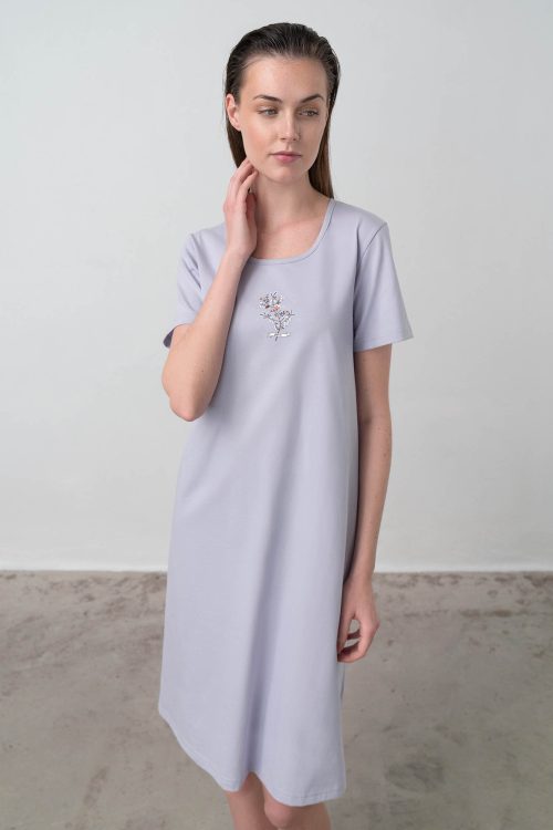 Nightgown with Short Sleeves - Image 7
