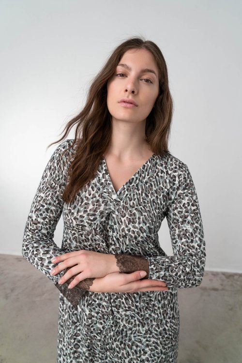 Maxi Printed Nightgown - Image 10
