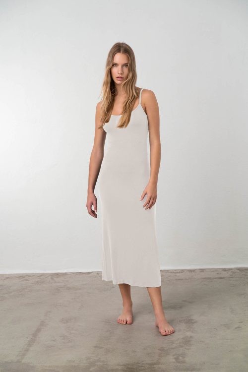 Plain Long Dress - Image 1