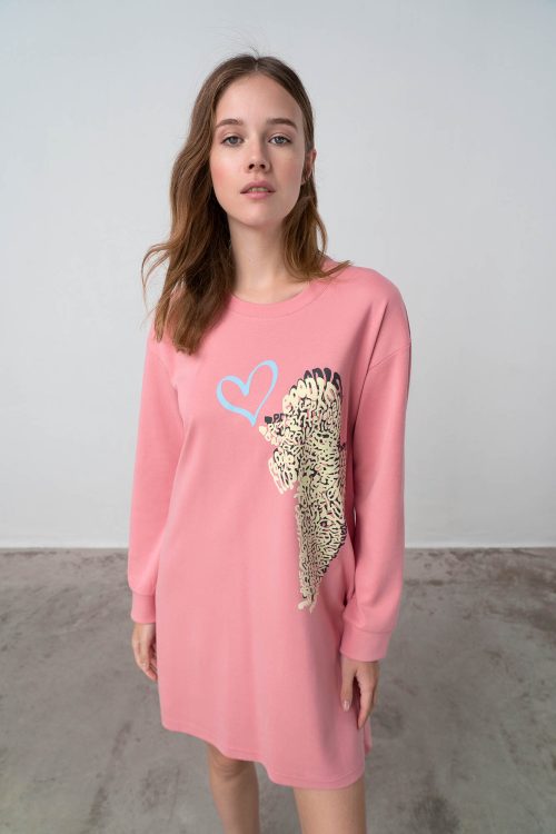 Nightgown with Long Sleeves - Image 1