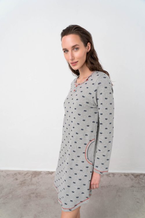 Nightgown with Pockets - Image 1