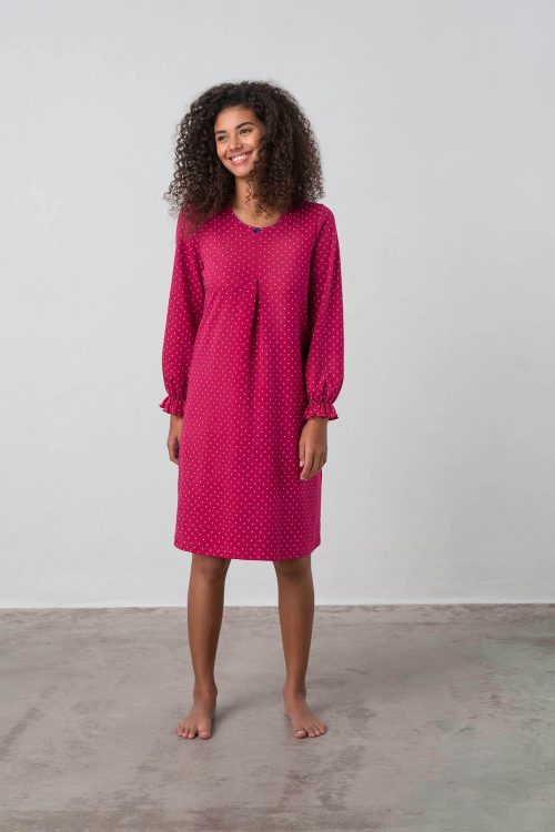 Nightgown with Long Sleeves - Image 1