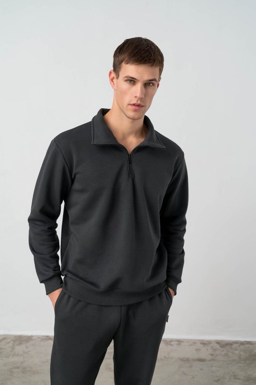 Long Sleeve Plain Blouse - Image 1