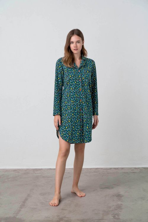 Polka Dot Nightgown - Image 1