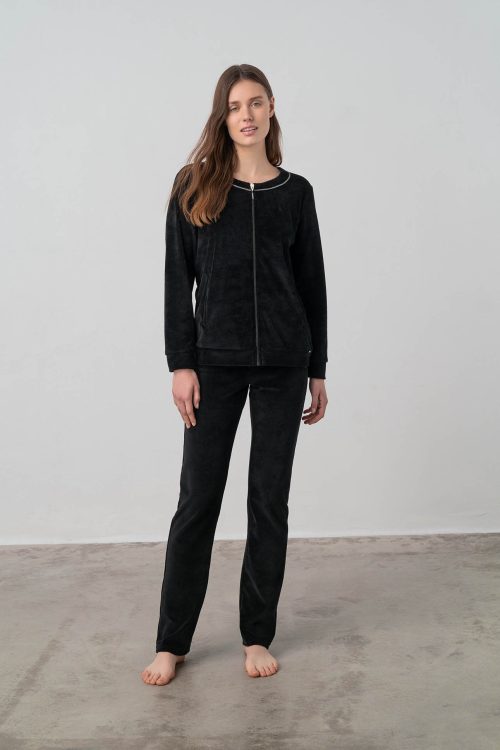 Plain Zipped Tracksuit - Image 1