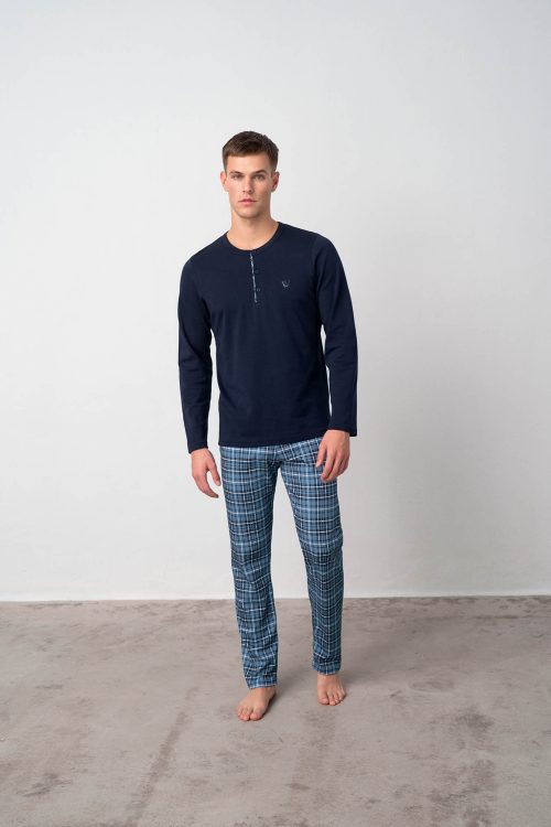 Pyjamas with Button Placket - Image 1