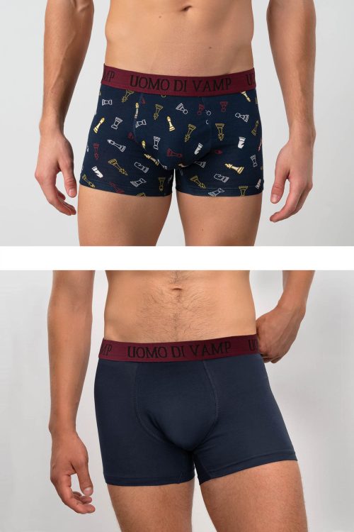 2 Pack Printed Boxers - Image 1
