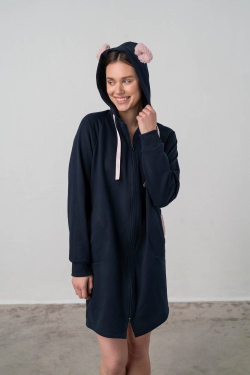 Plain Zipped Robe - Image 1
