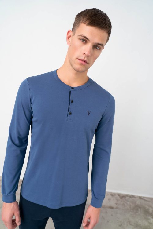 Pyjamas with Button Placket - Image 1